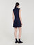 Abito corto stile tailleur a pieghe