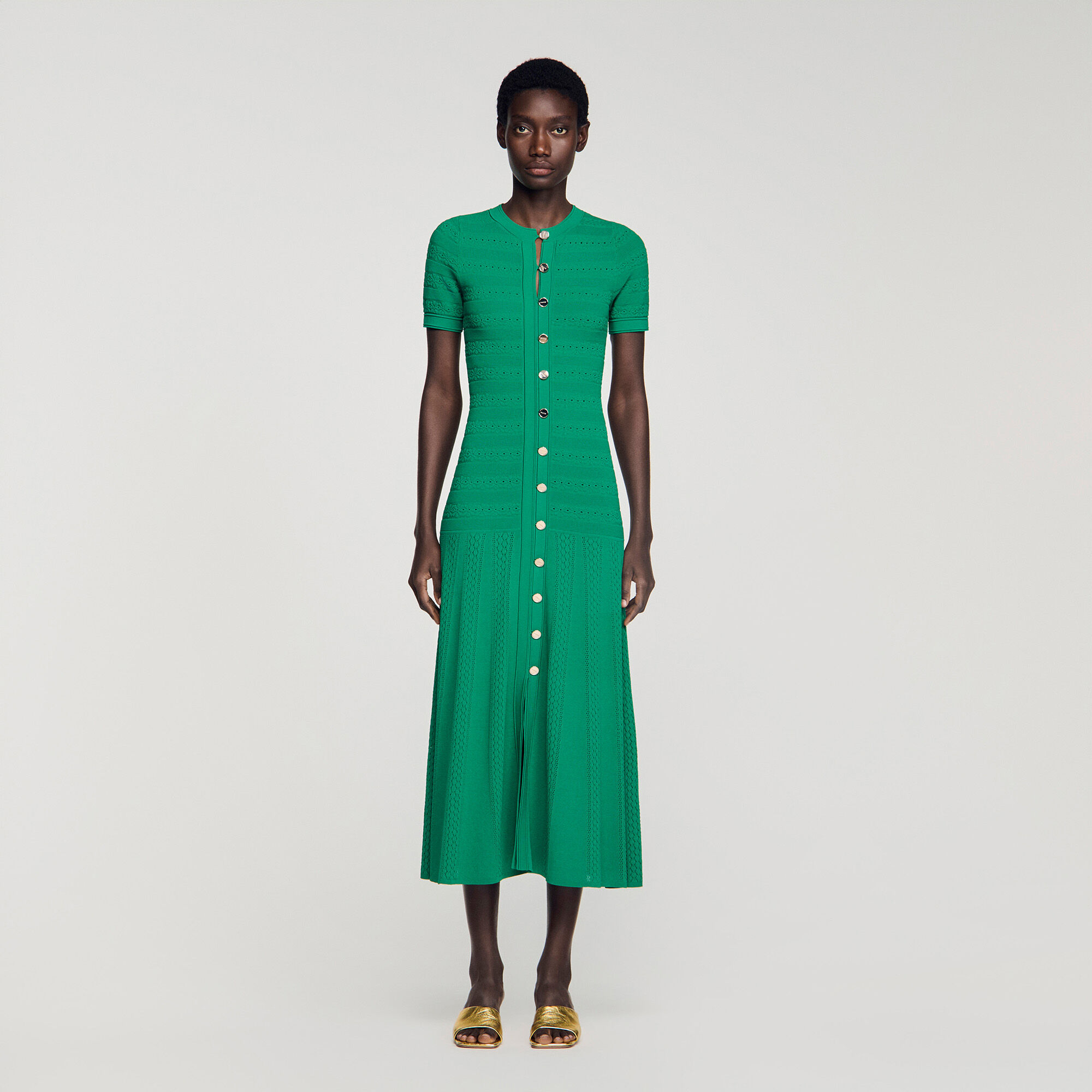 Abito lungo in maglia