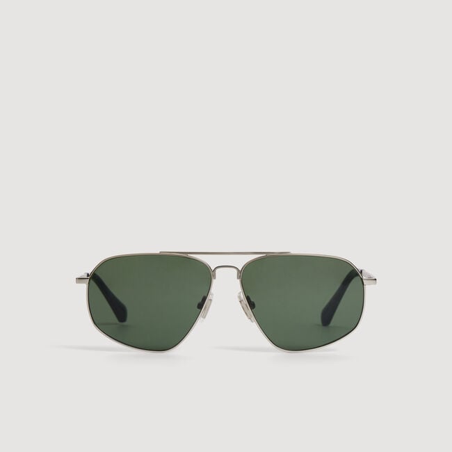 Occhiali da sole aviator in metallo