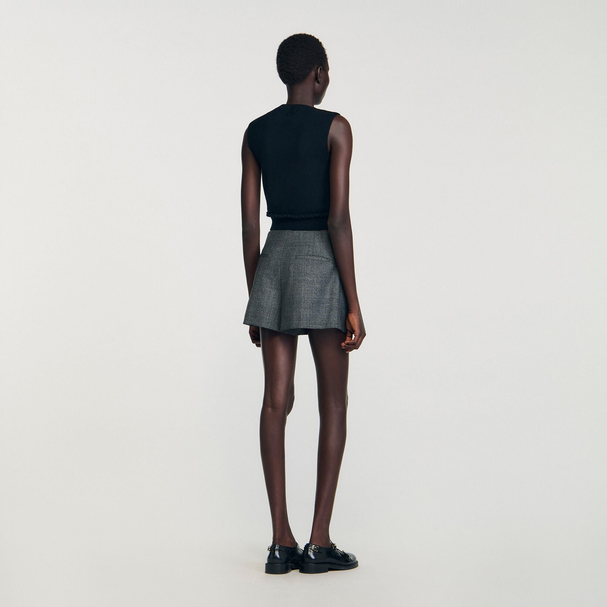 Short plissettato con cintura - Donna | Sandro