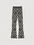 Pantaloni con fiori in jacquard - Donna | Sandro
