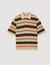 Polo a righe in maglia