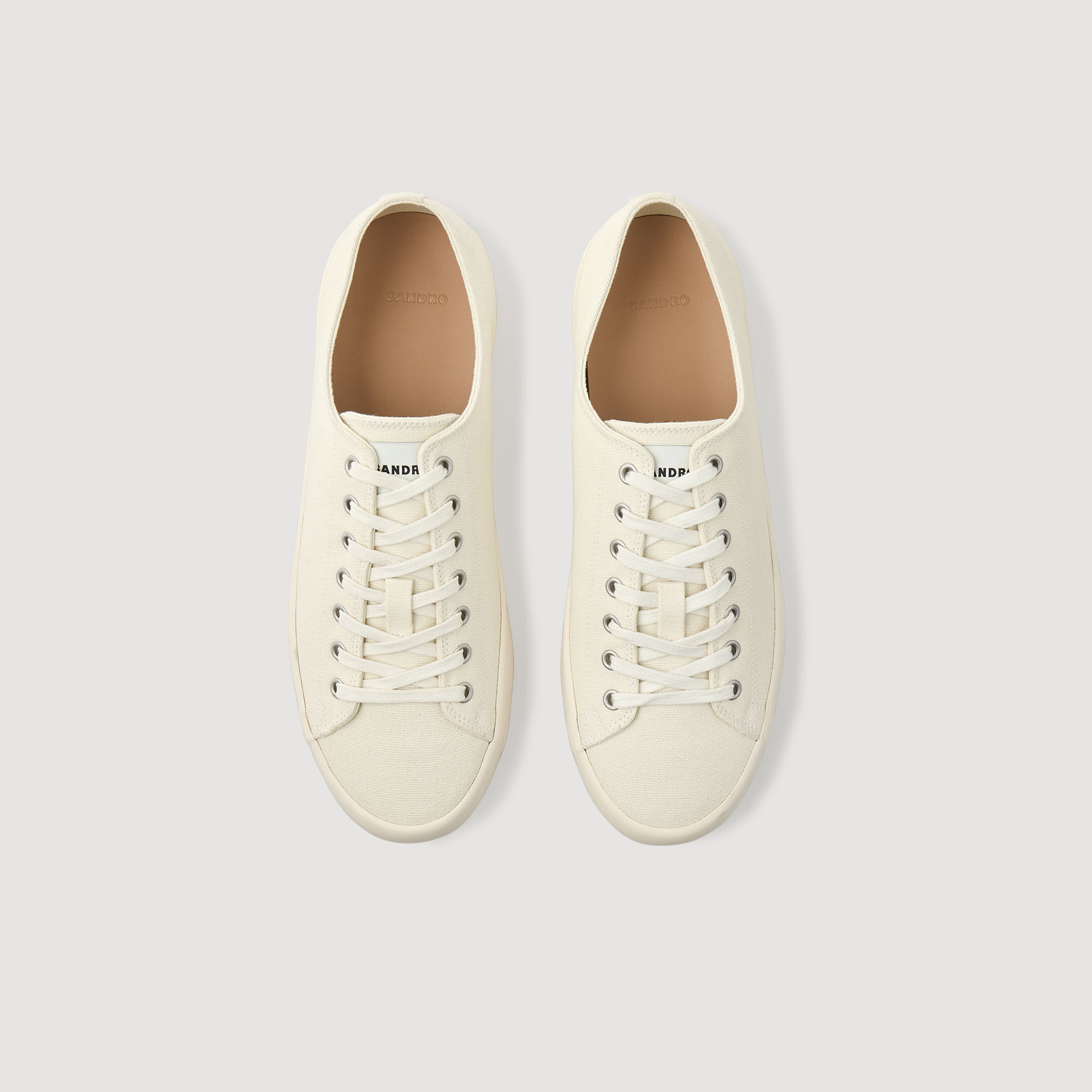 Sneakers basse in tela