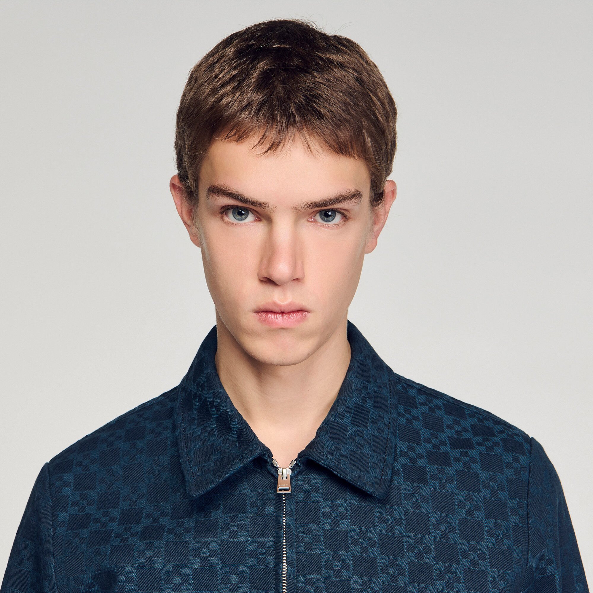 Giubbotto in denim Square Cross