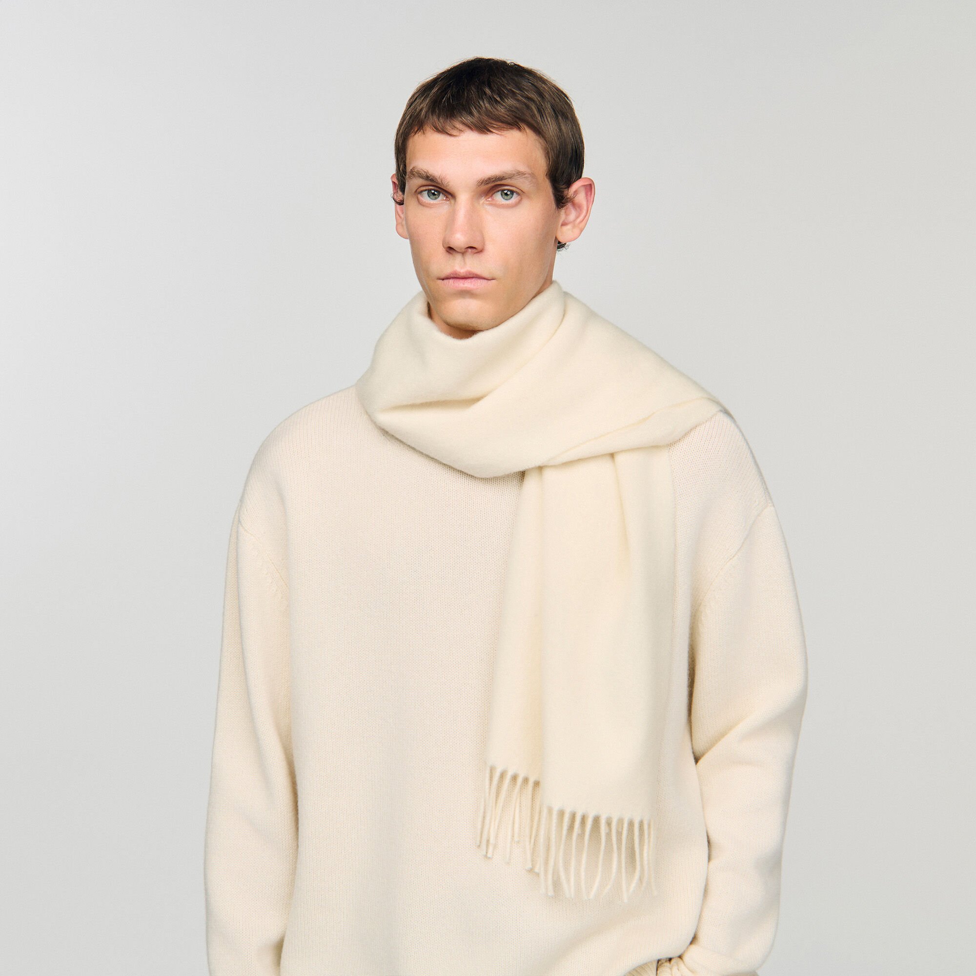 Sciarpa in lana e cashmere