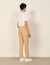 Pantaloni carrot in cotone