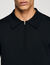Polo in maglia con colletto con zip