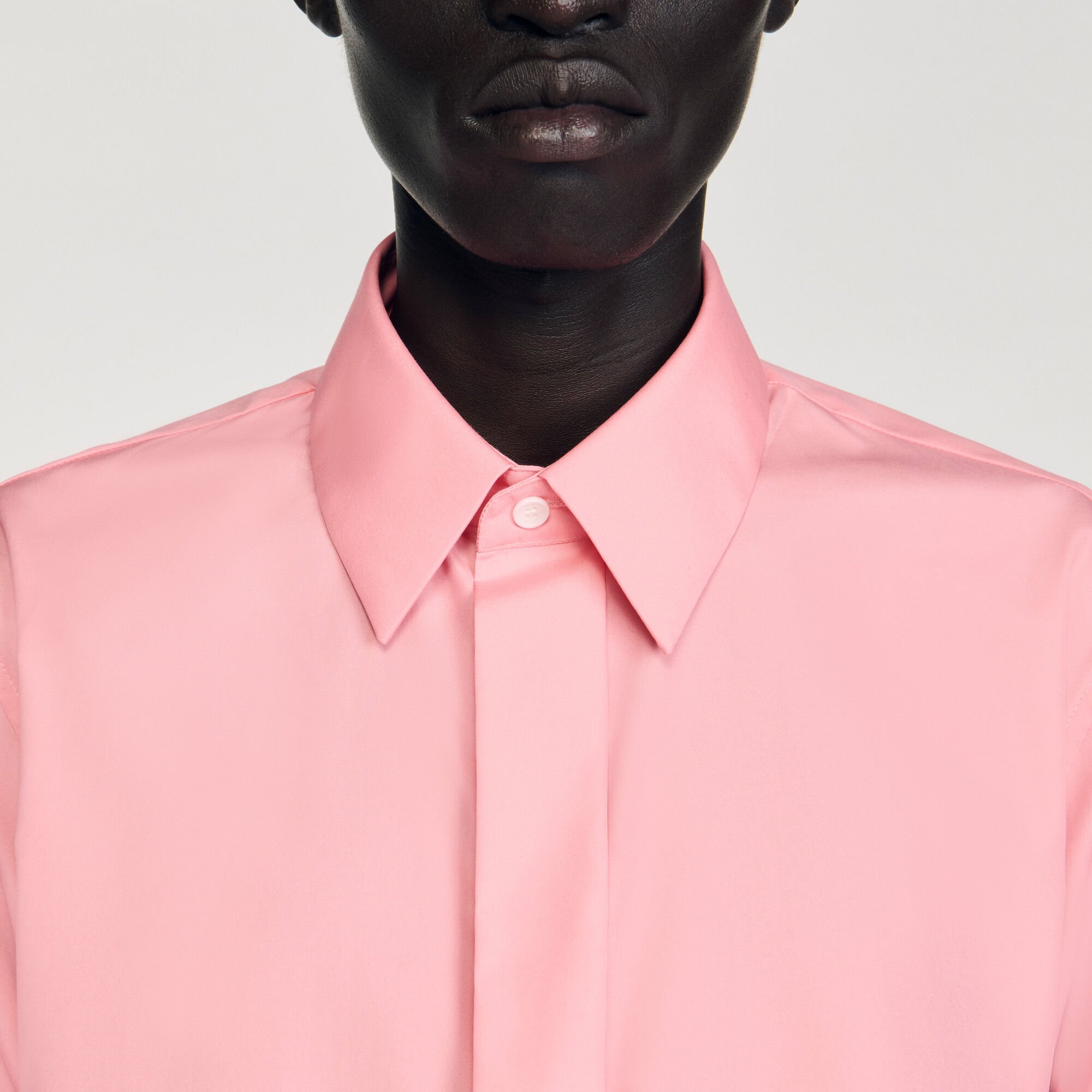 Camicia a tinta unita
