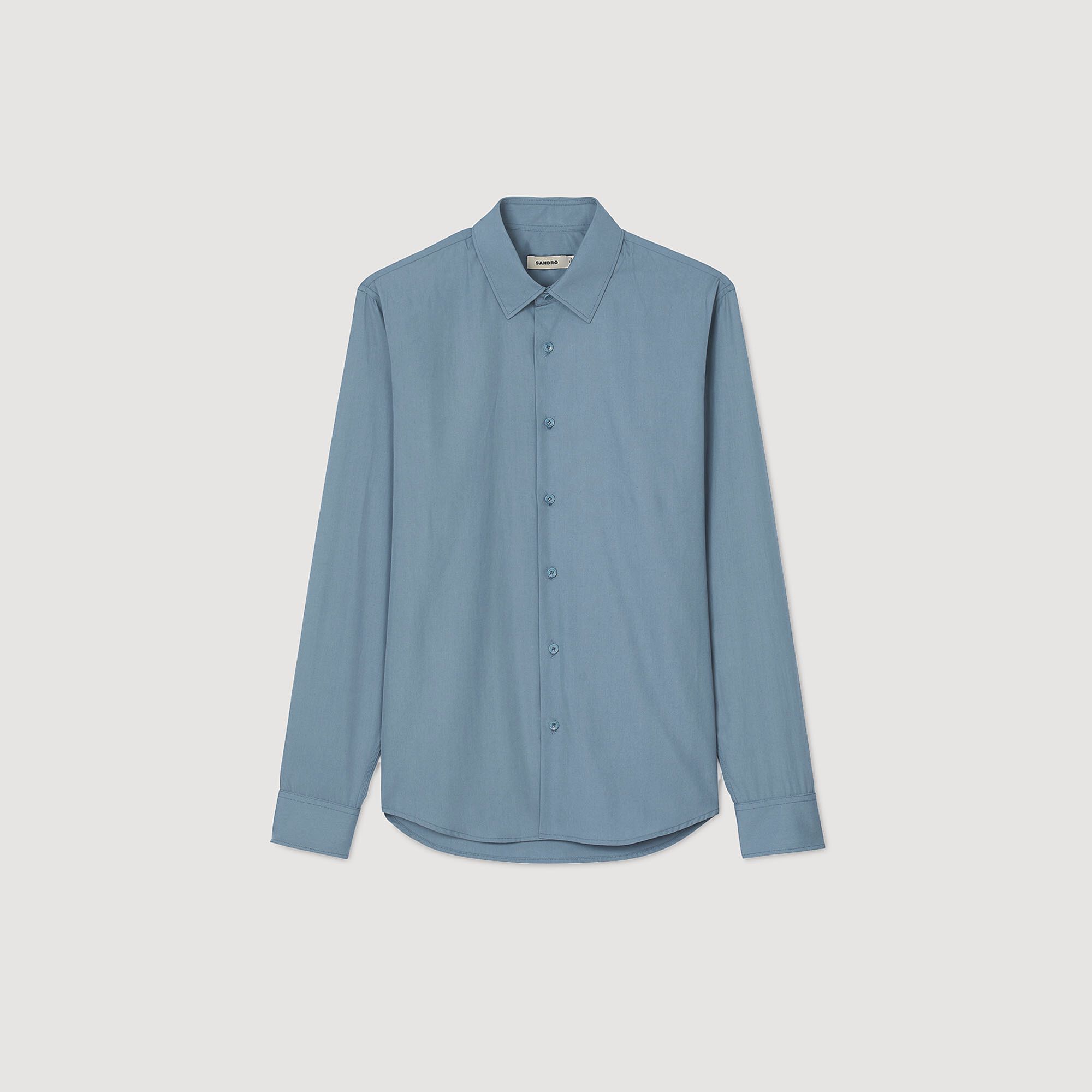 Camicia a tinta unita