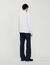 Camicia fluida con collo a pescecane
