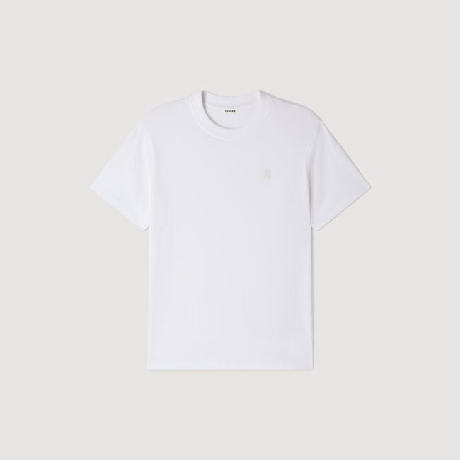 T-shirt in cotone con logo