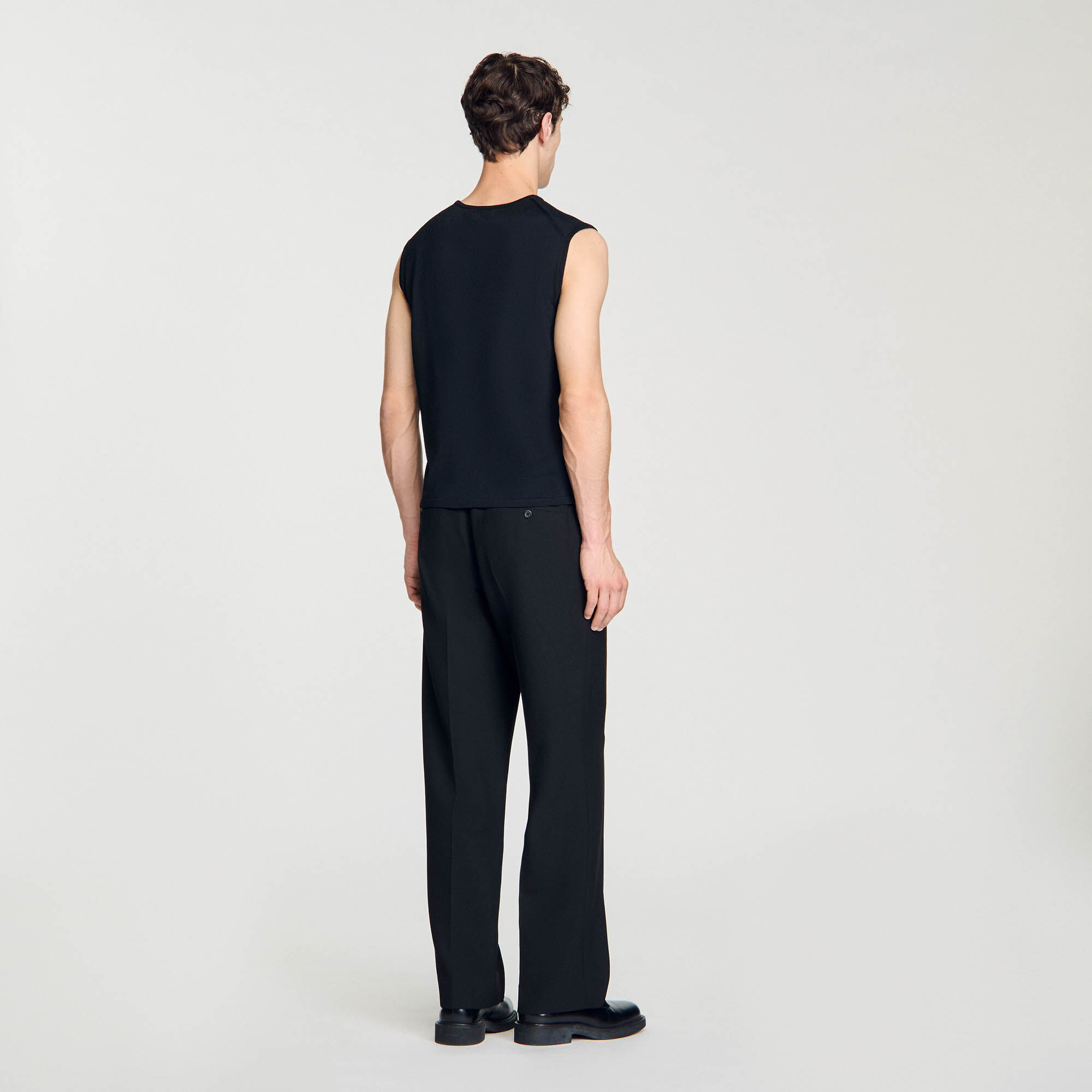 Canottiera in maglia fine