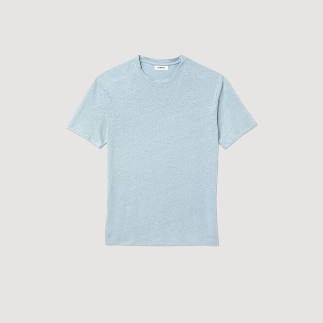 T-shirt in lino certificato