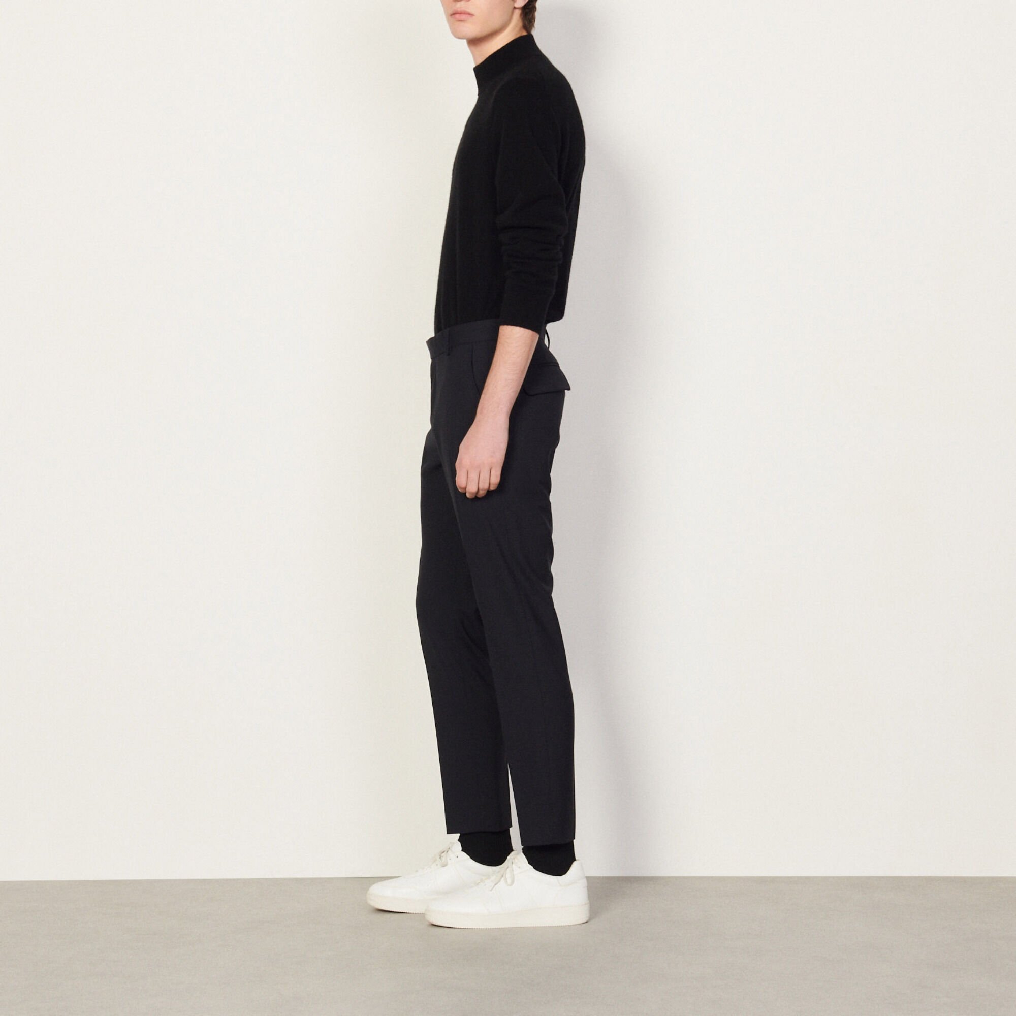 Pantaloni in fresco di lana