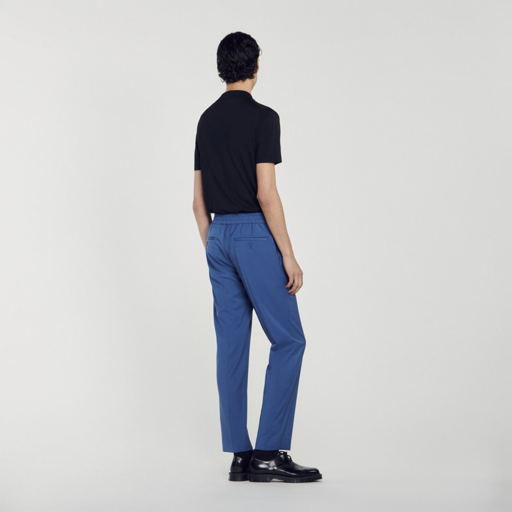 Pantaloni dritti elasticizzati