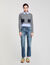 Maglione corto in lana e cashmere
