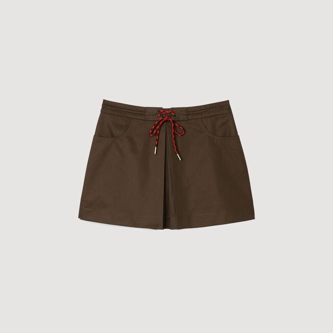 Skorts a pieghe