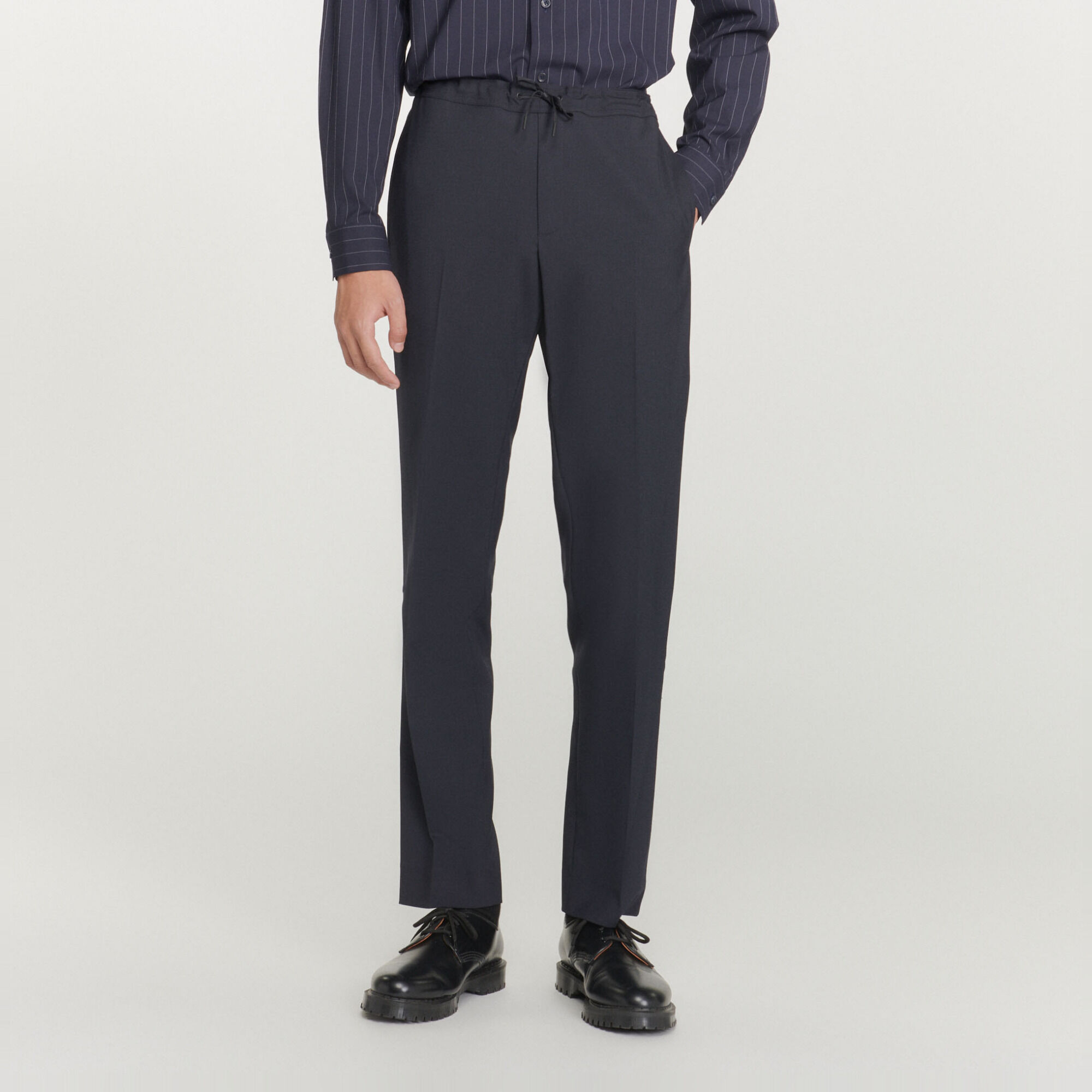 Pantaloni con elastico in vita