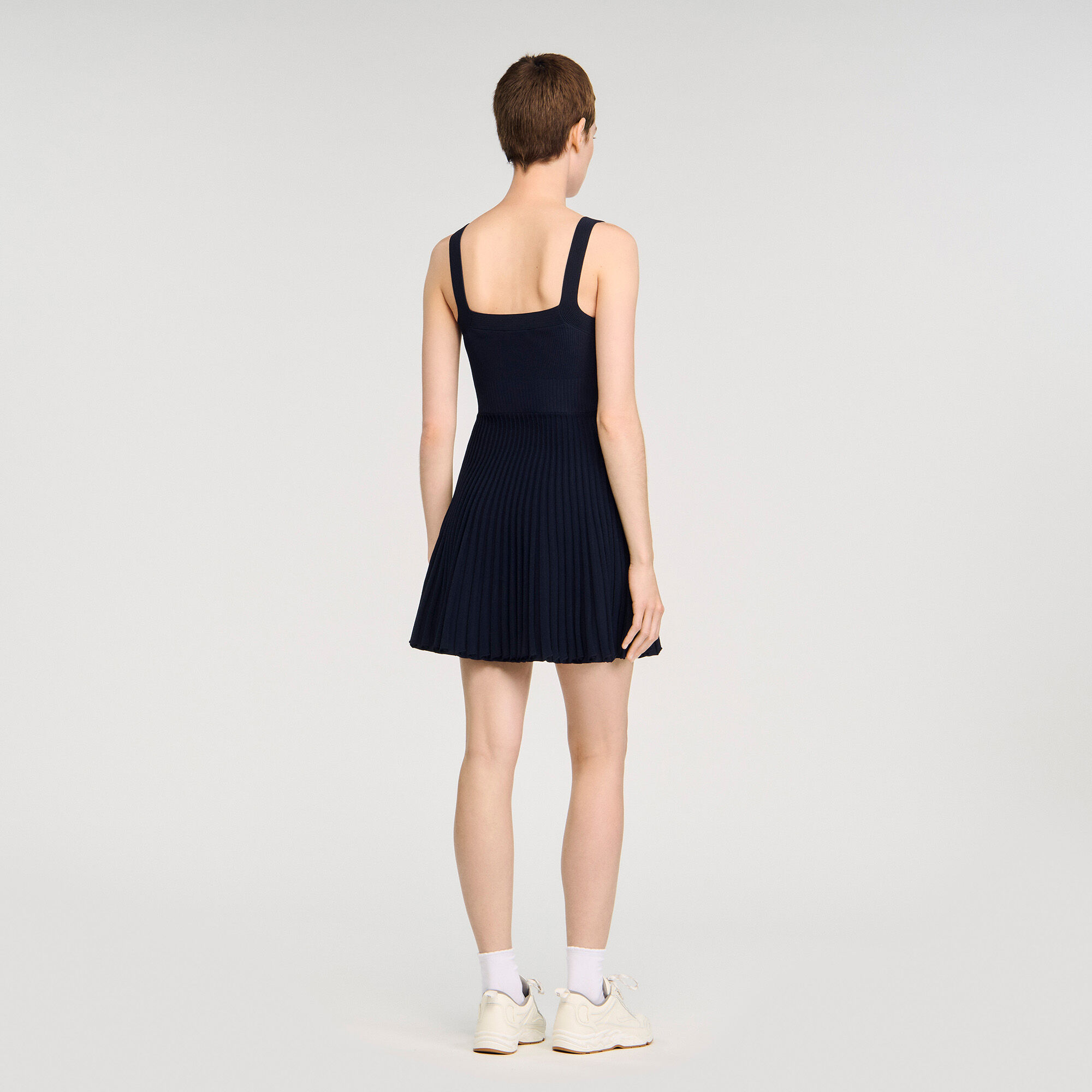 Abito corto in maglia