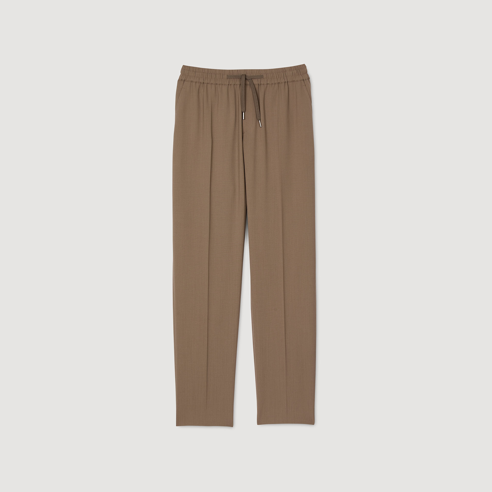 Pantaloni dritti elasticizzati