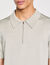 Polo in maglia con colletto con zip