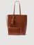 Shopping bag in pelle