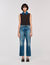 Maglione in maglia e denim