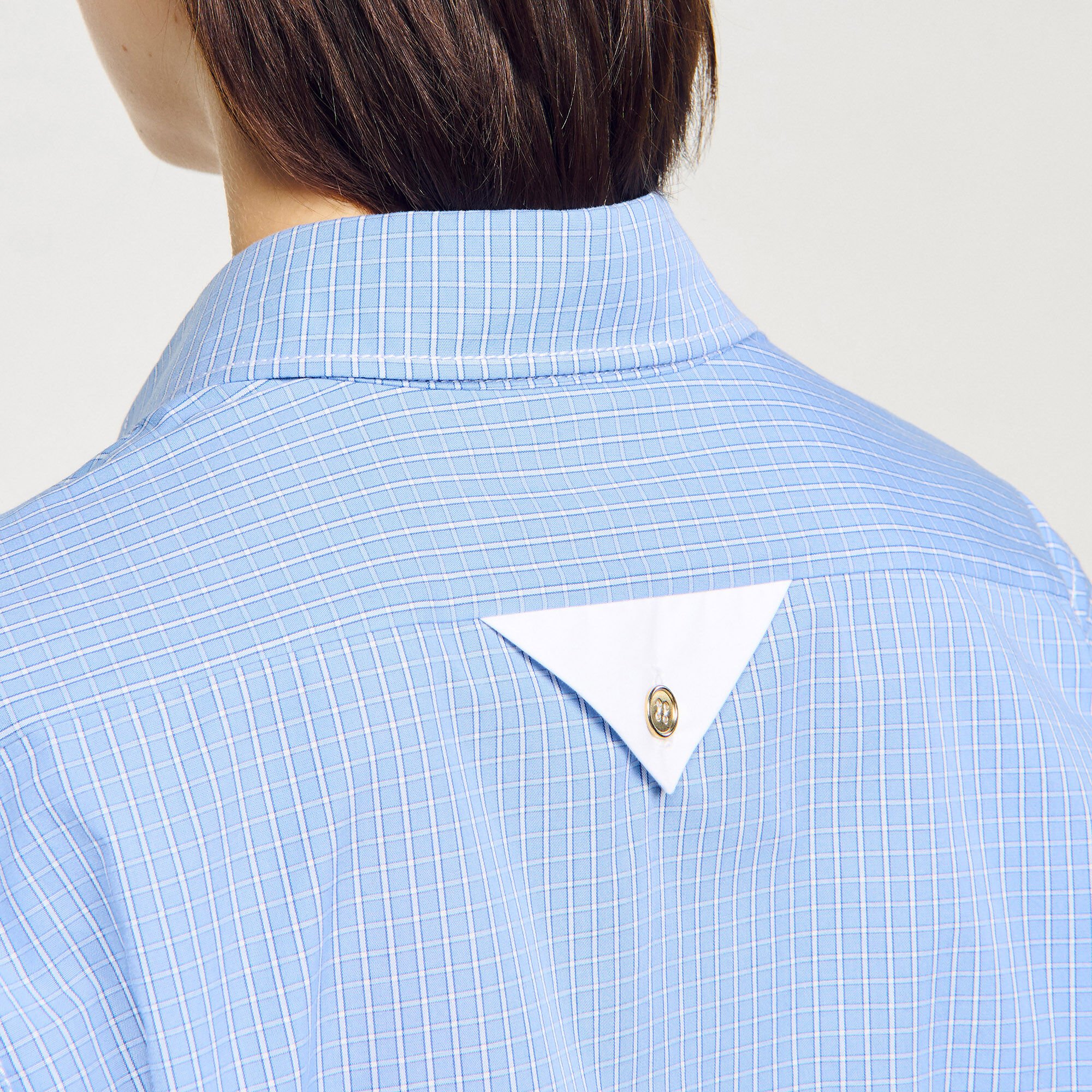 Camicia a quadri oversize