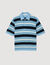 Polo a righe in maglia
