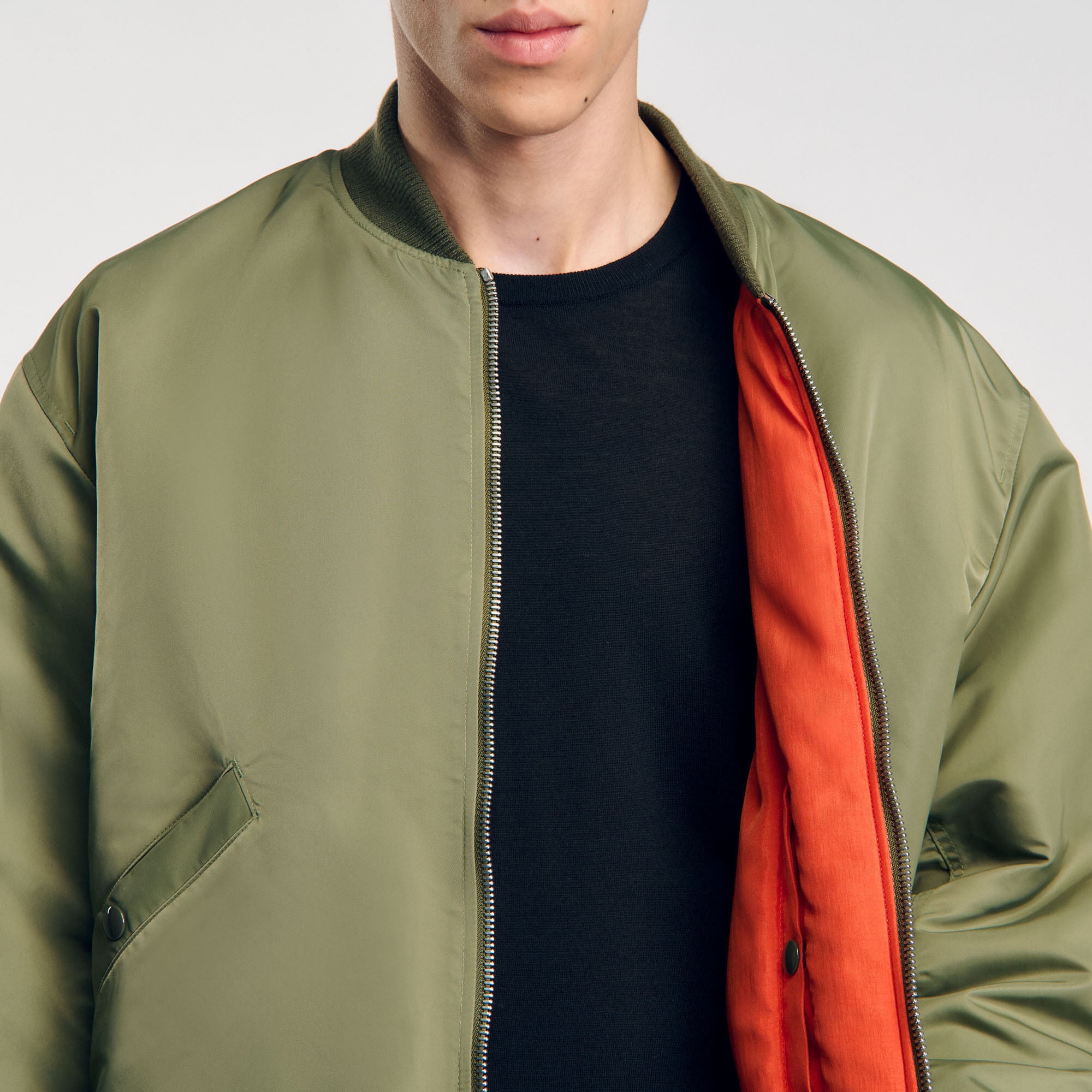 Bomber con zip - Uomo | Sandro
