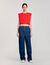 T-shirt corta drappeggiata