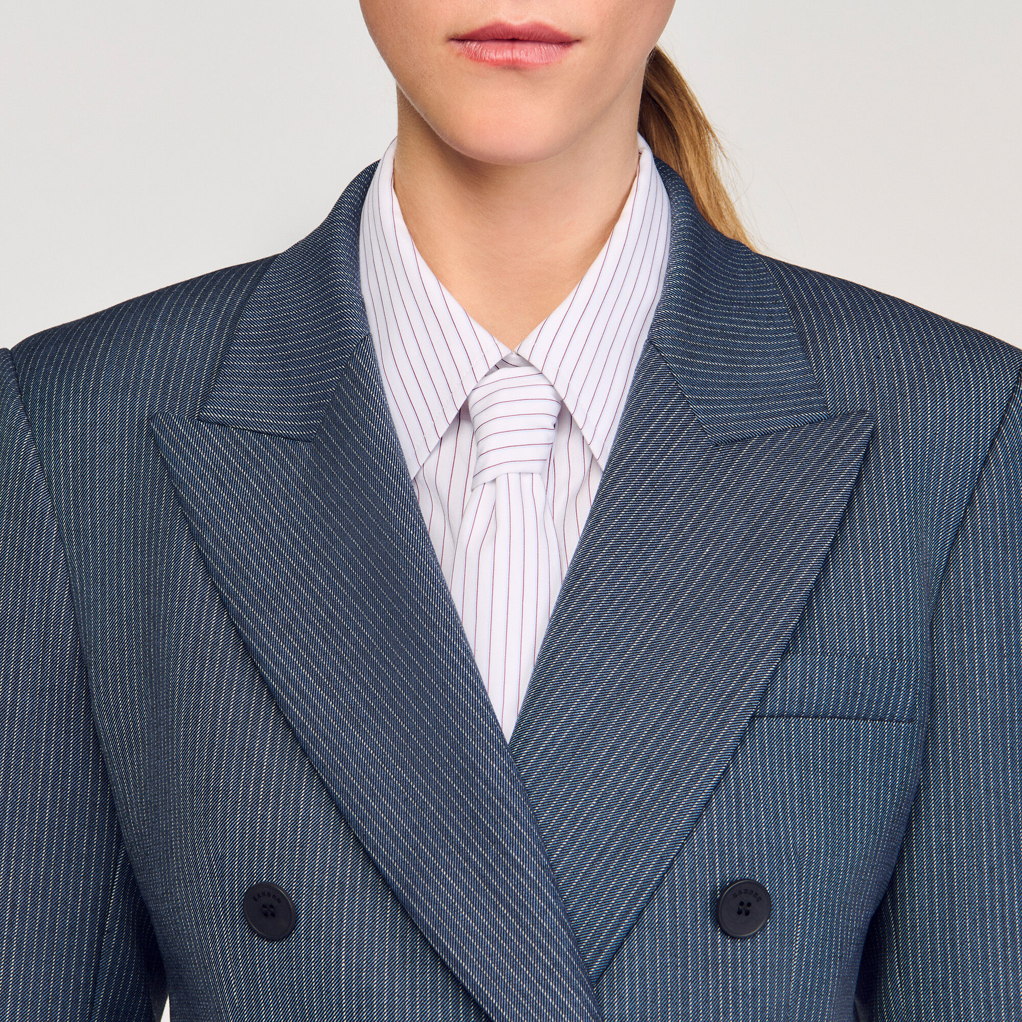 Giacca da tailleur a righe