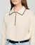 Maglione in maglia colletto a polo