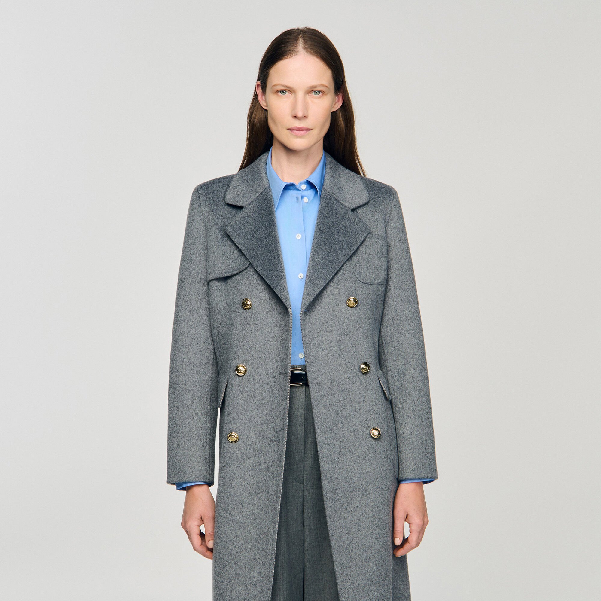 Cappotto a quadri double face