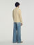 Maglione di lana con collo con zip