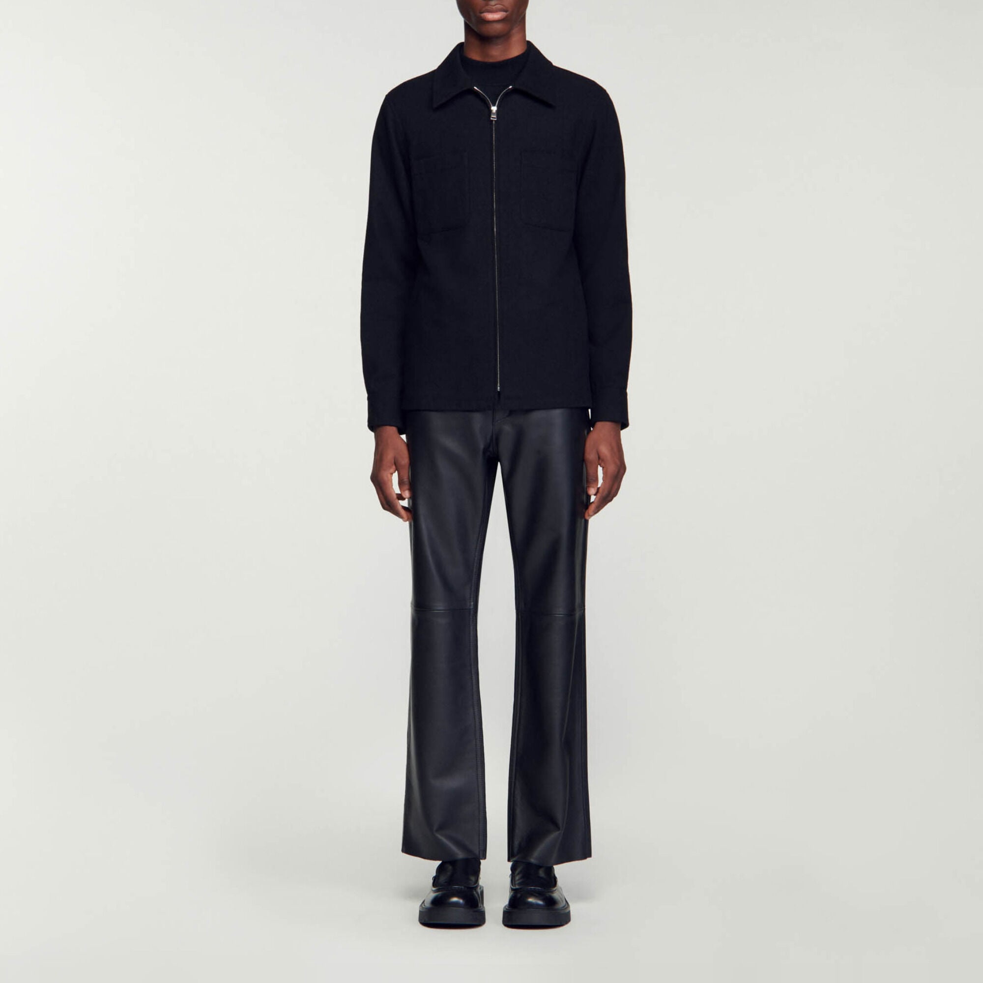 Overshirt in lana - Uomo | Sandro