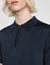 Polo in maglia con colletto con zip