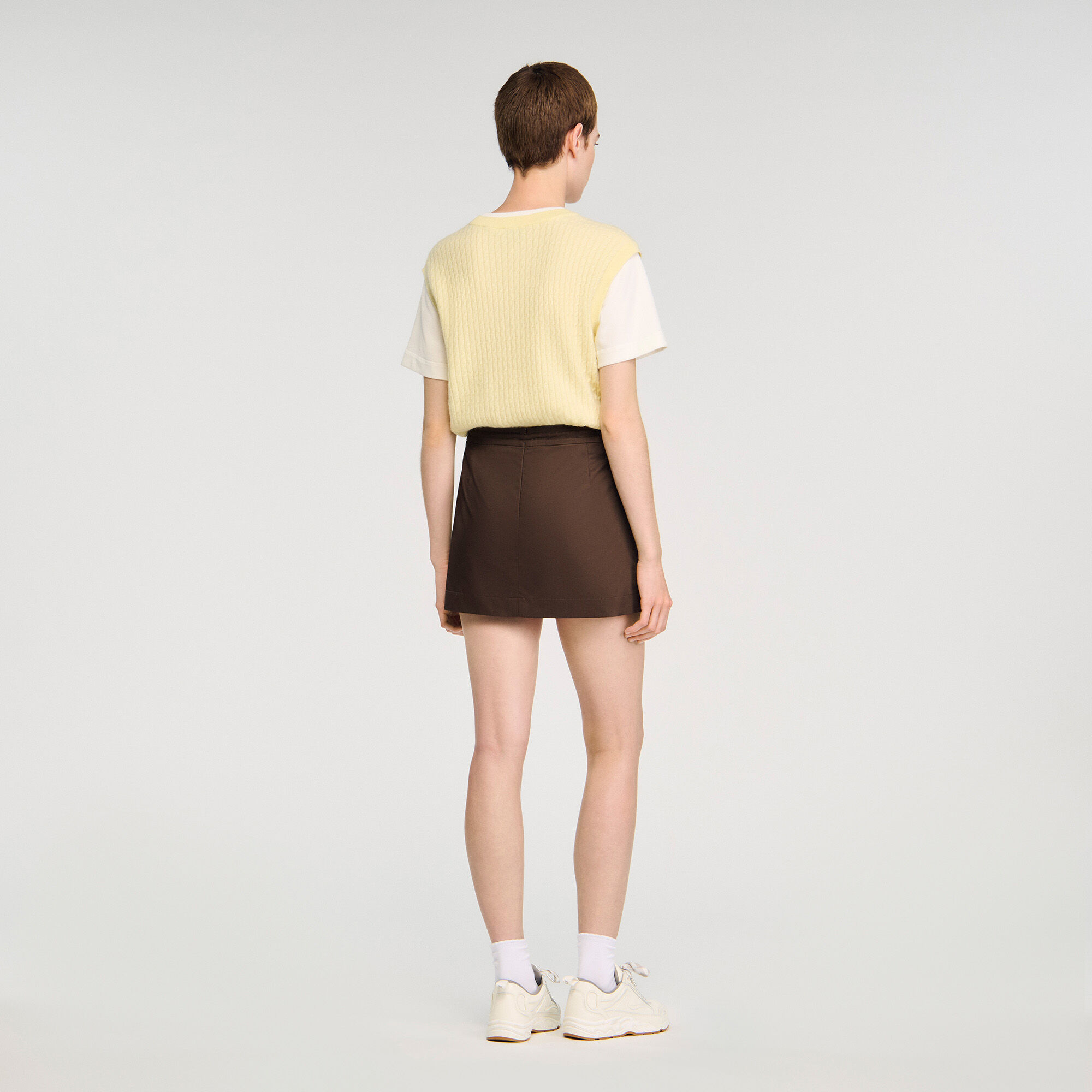 Skorts a pieghe