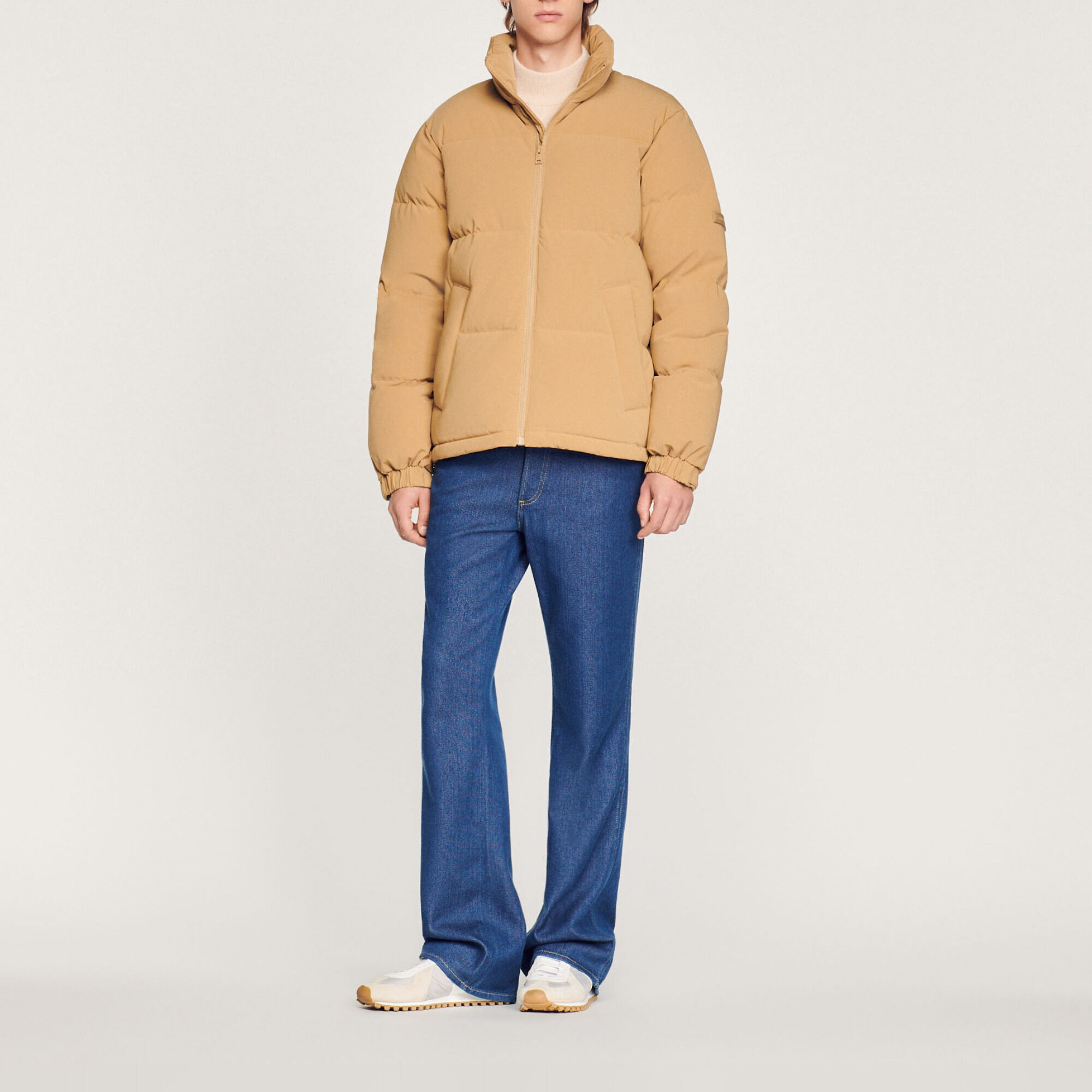 Piumino oversize in tessuto tecnico