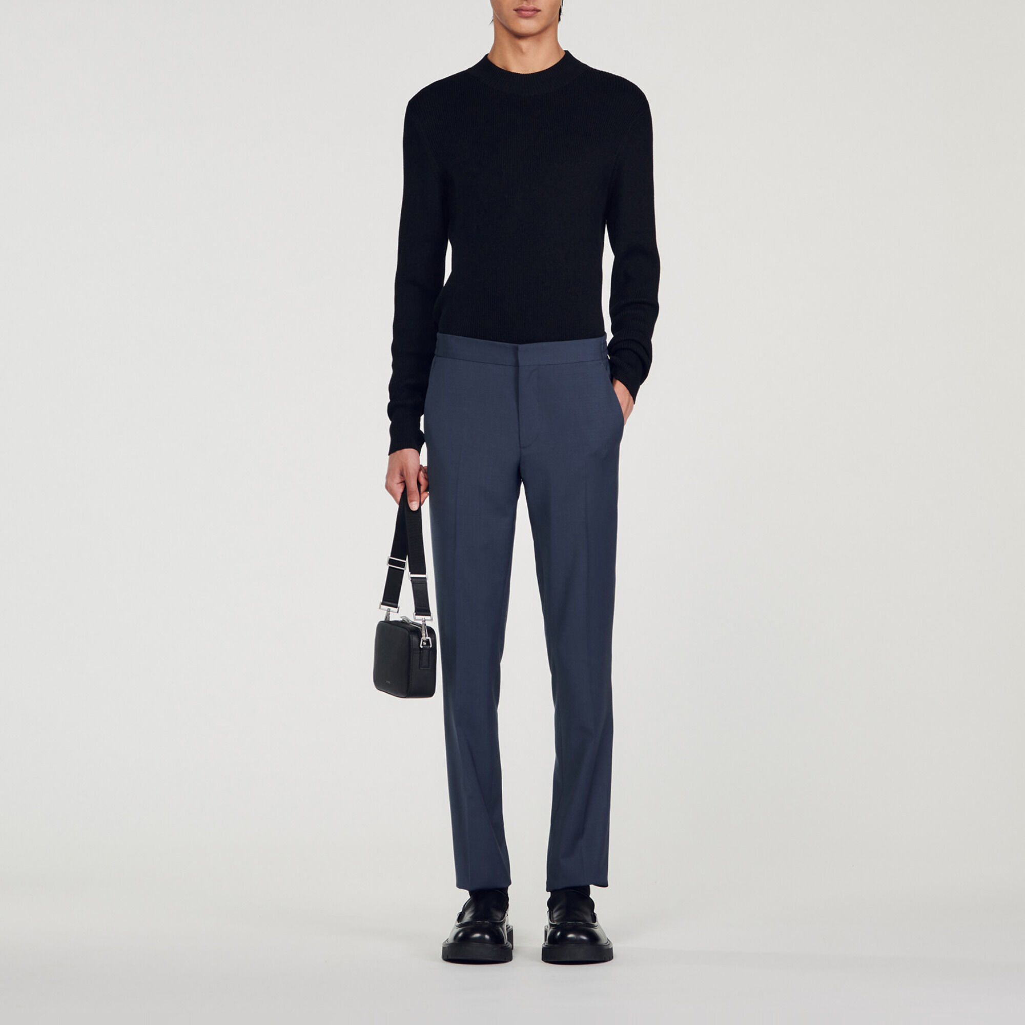 Pantaloni in lana vergine