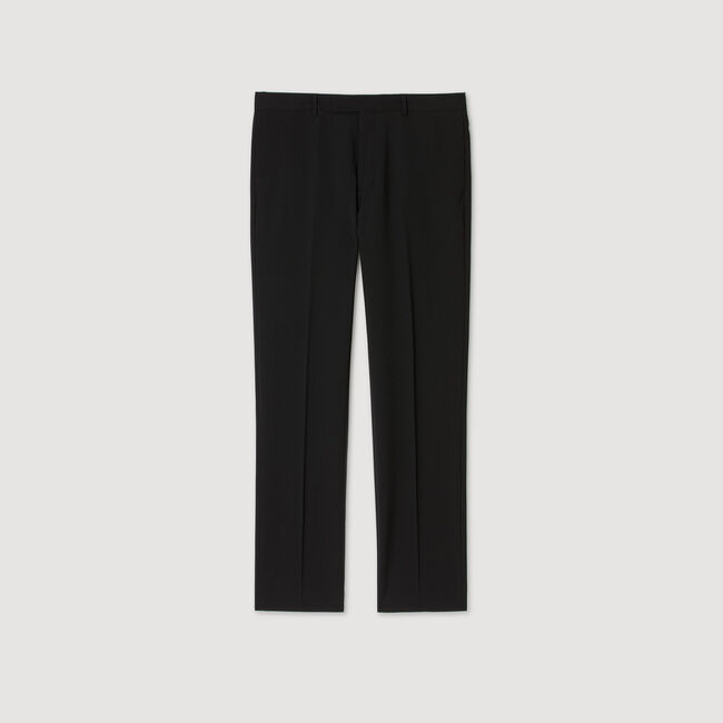 Pantaloni dettagli satinati
