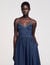 Abito midi in denim