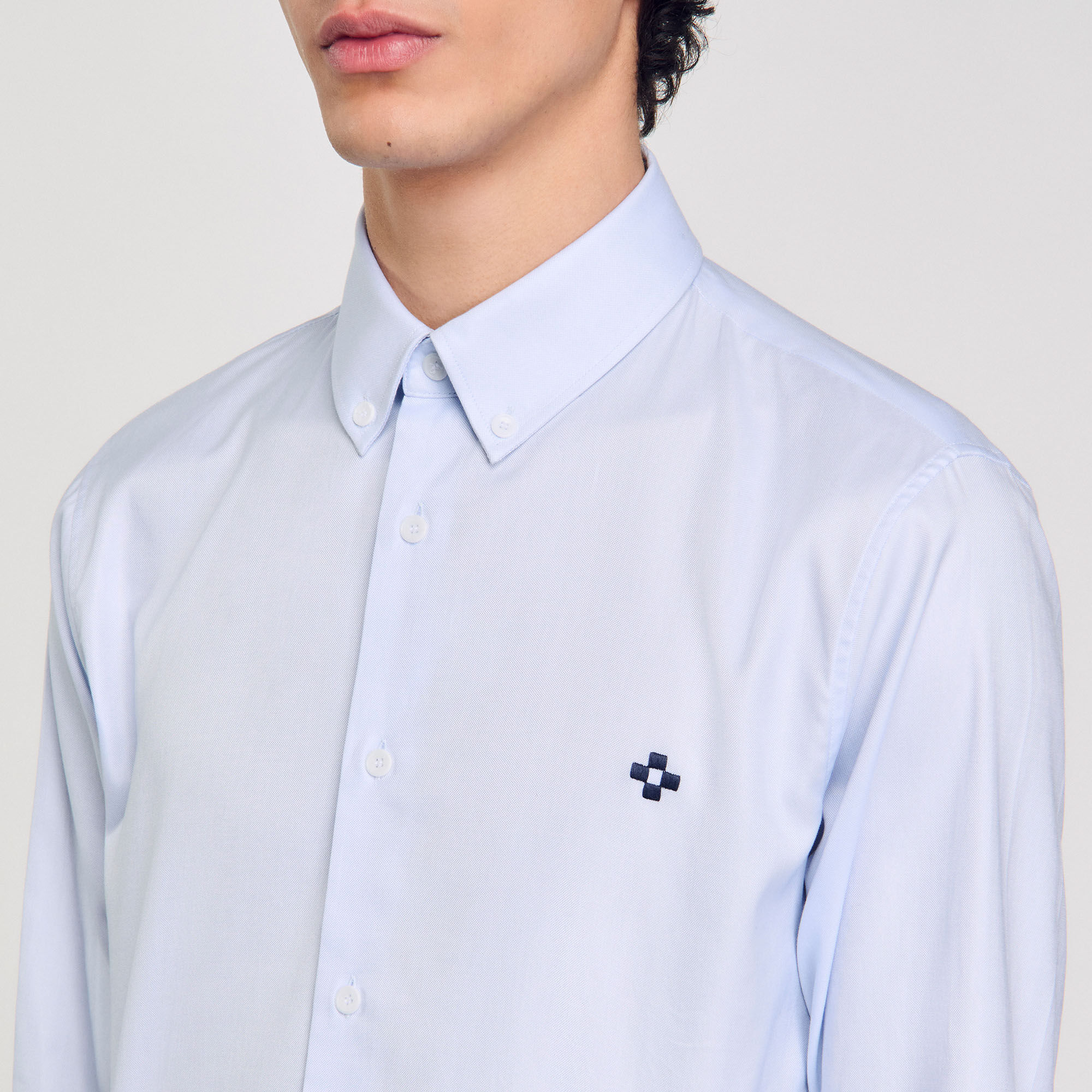 Camicia con patch cross