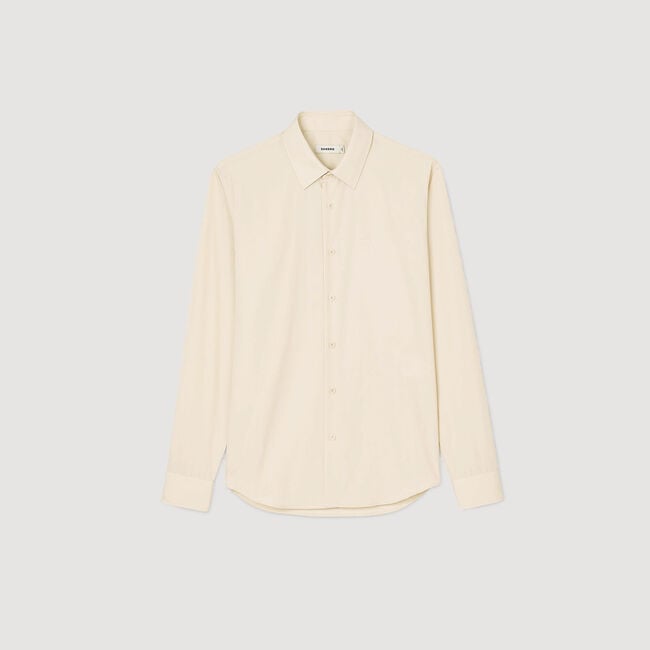 Camicia a tinta unita