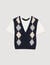 Maglione 2 in 1 a rombi