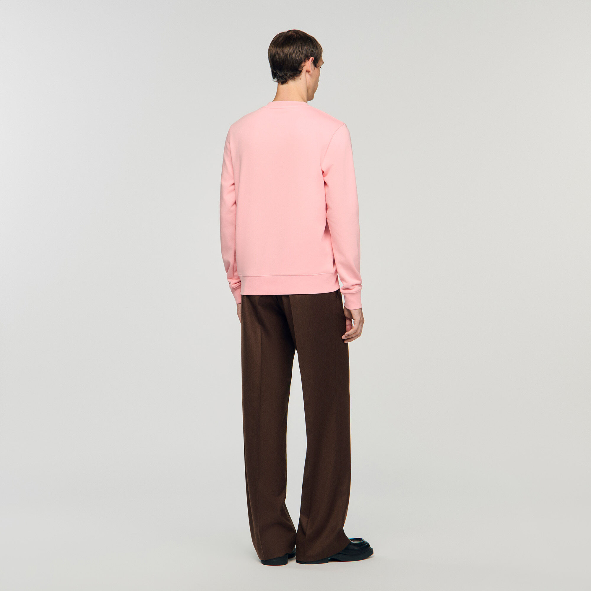 Felpa con inserto a cuore