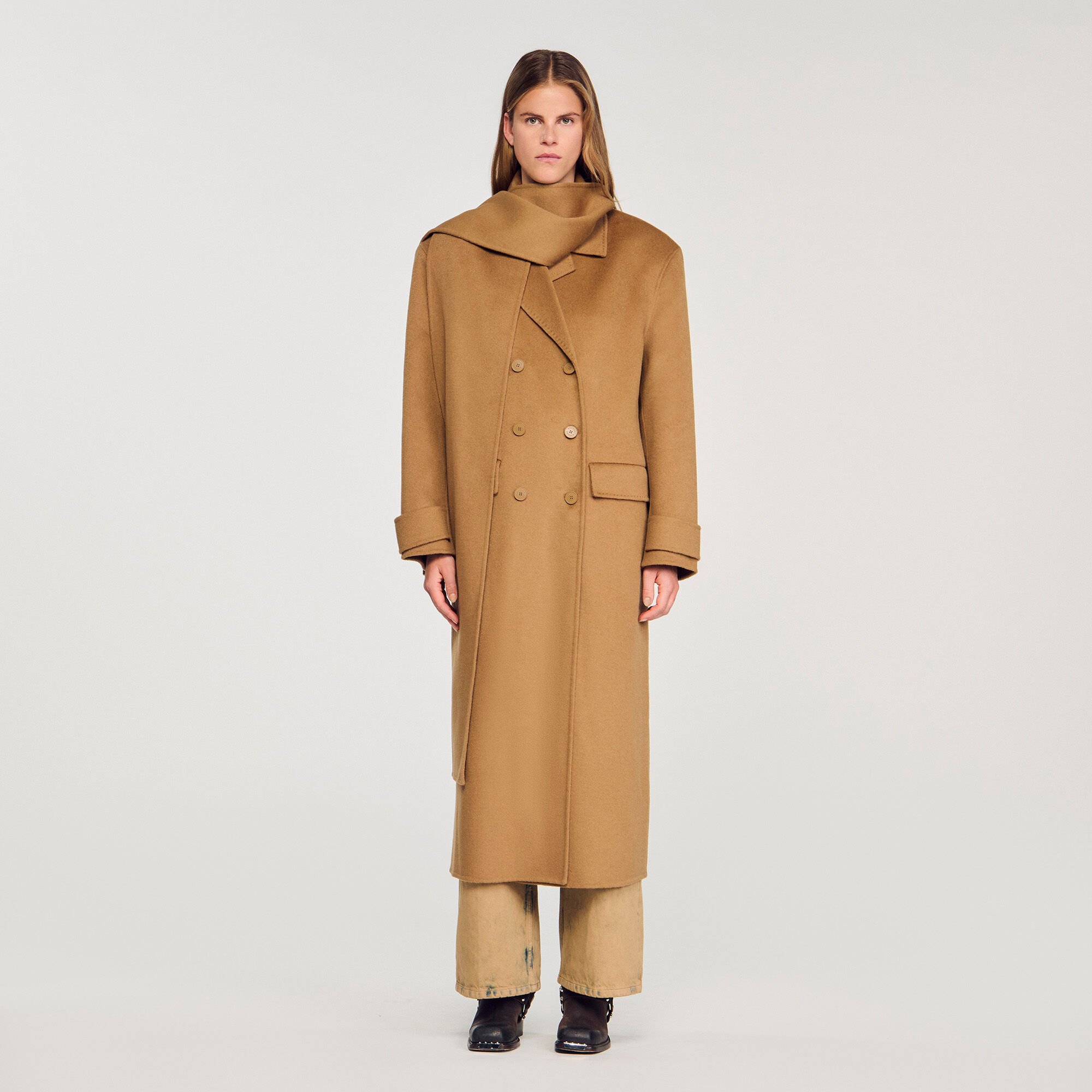 Cappotto oversize in lana