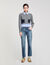 Maglione corto in lana e cashmere