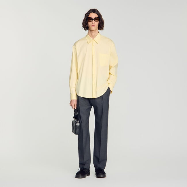 Camicia oversize in cotone - Mixte | Sandro