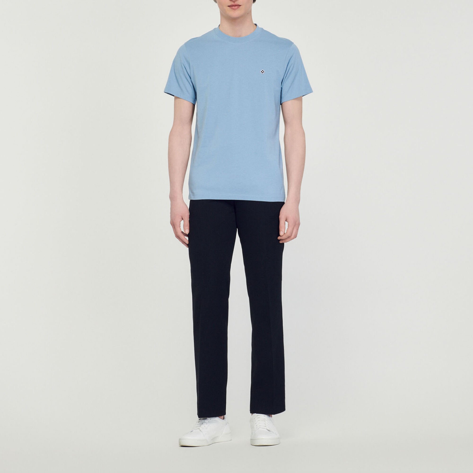 T-shirt con applicazione Square Cross